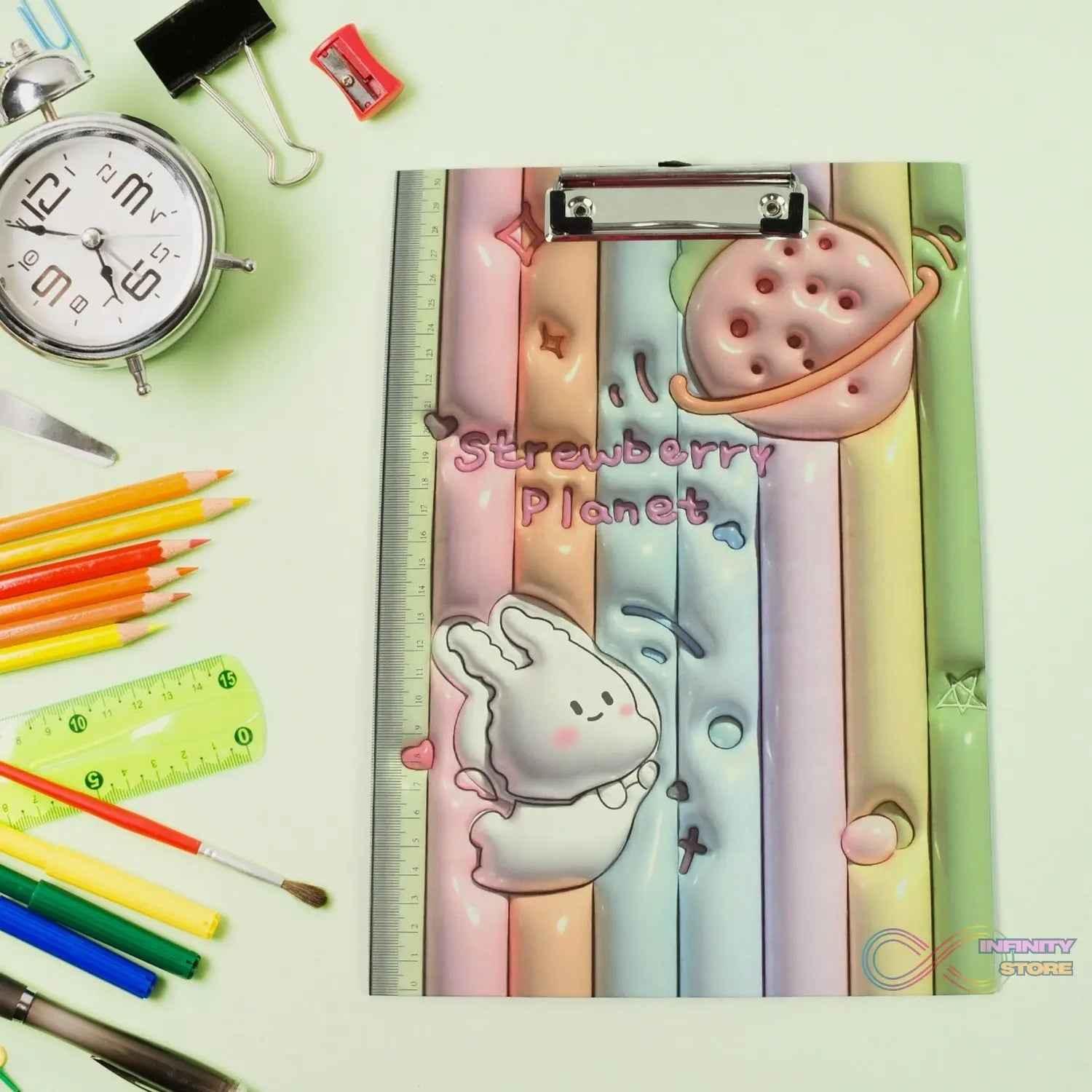 Wooden Paper Clipboard Writing Pad with Clip (1 Pc / 31×22 Cm) - infinityexculsivestore.com