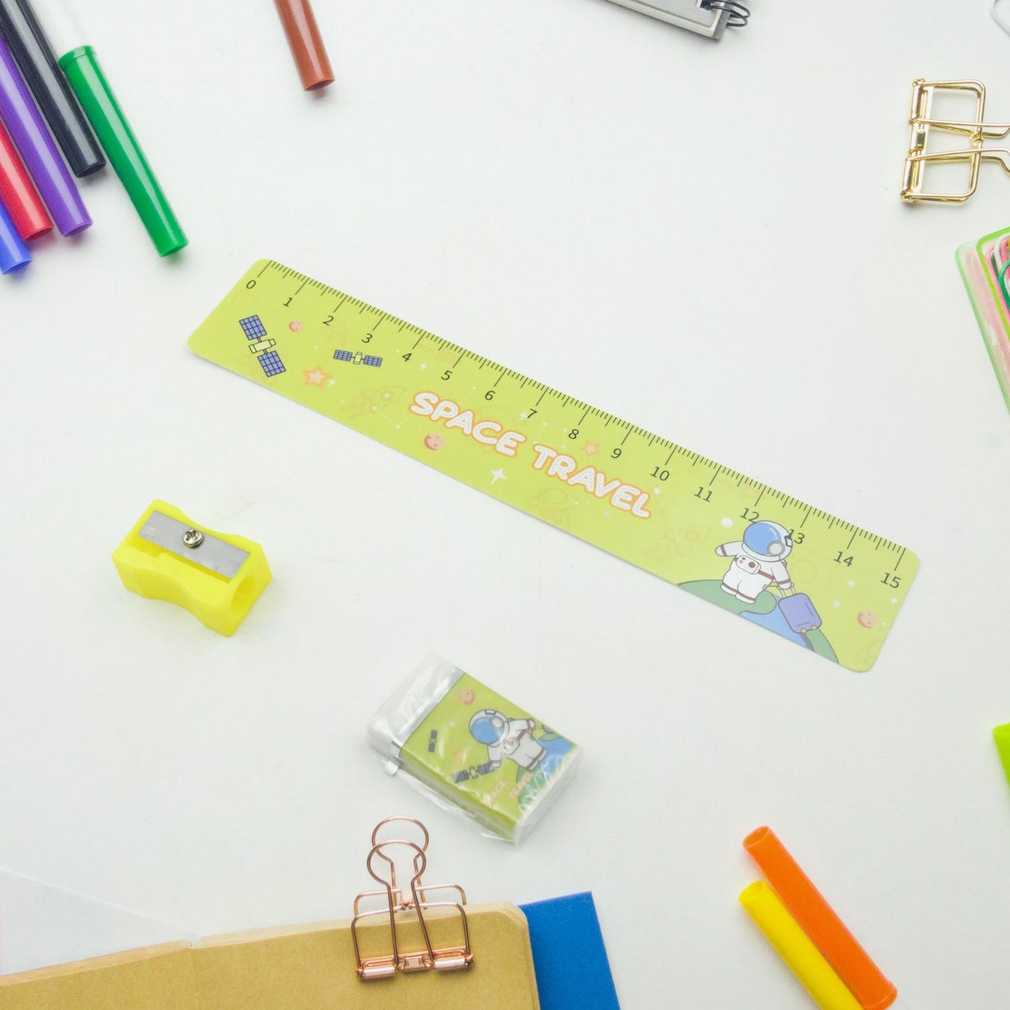 Wooden Pencil Set (5 Pc): School Supplies, Stationery Set for Kids - infinityexculsivestore.com