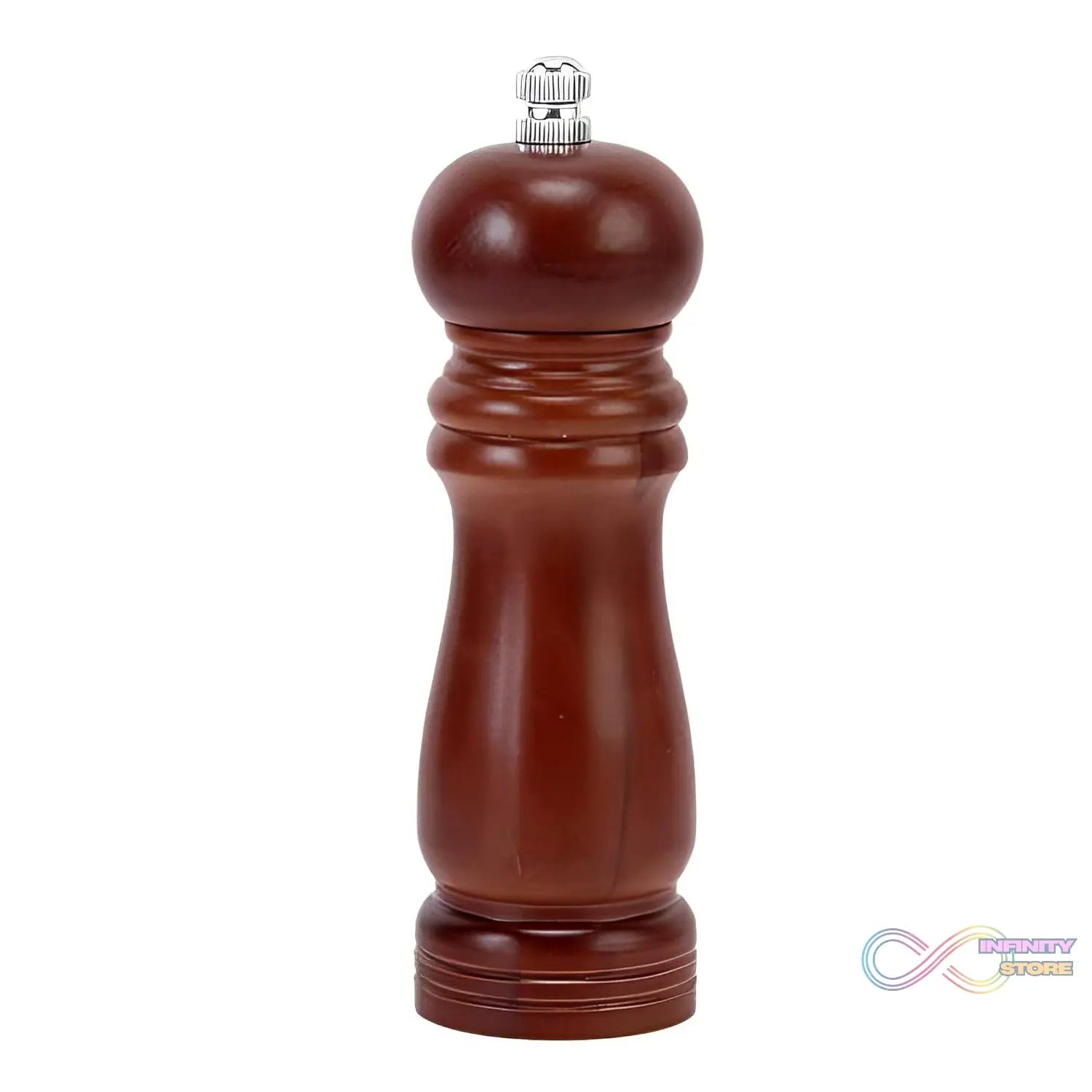 Wooden Pepper Mill 6 inch Tall - Best Pepper Grinder (1 Pc) - infinityexculsivestore.com