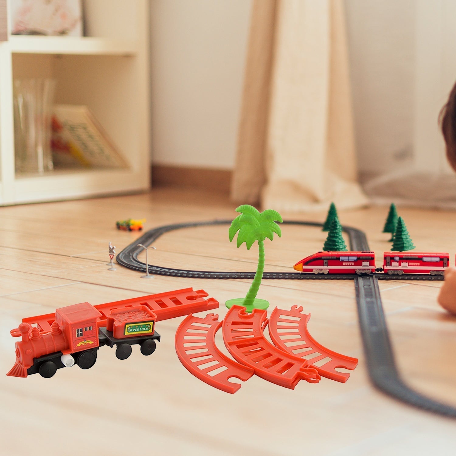 World Express Mini Train Play Set for kids - infinityexculsivestore.com