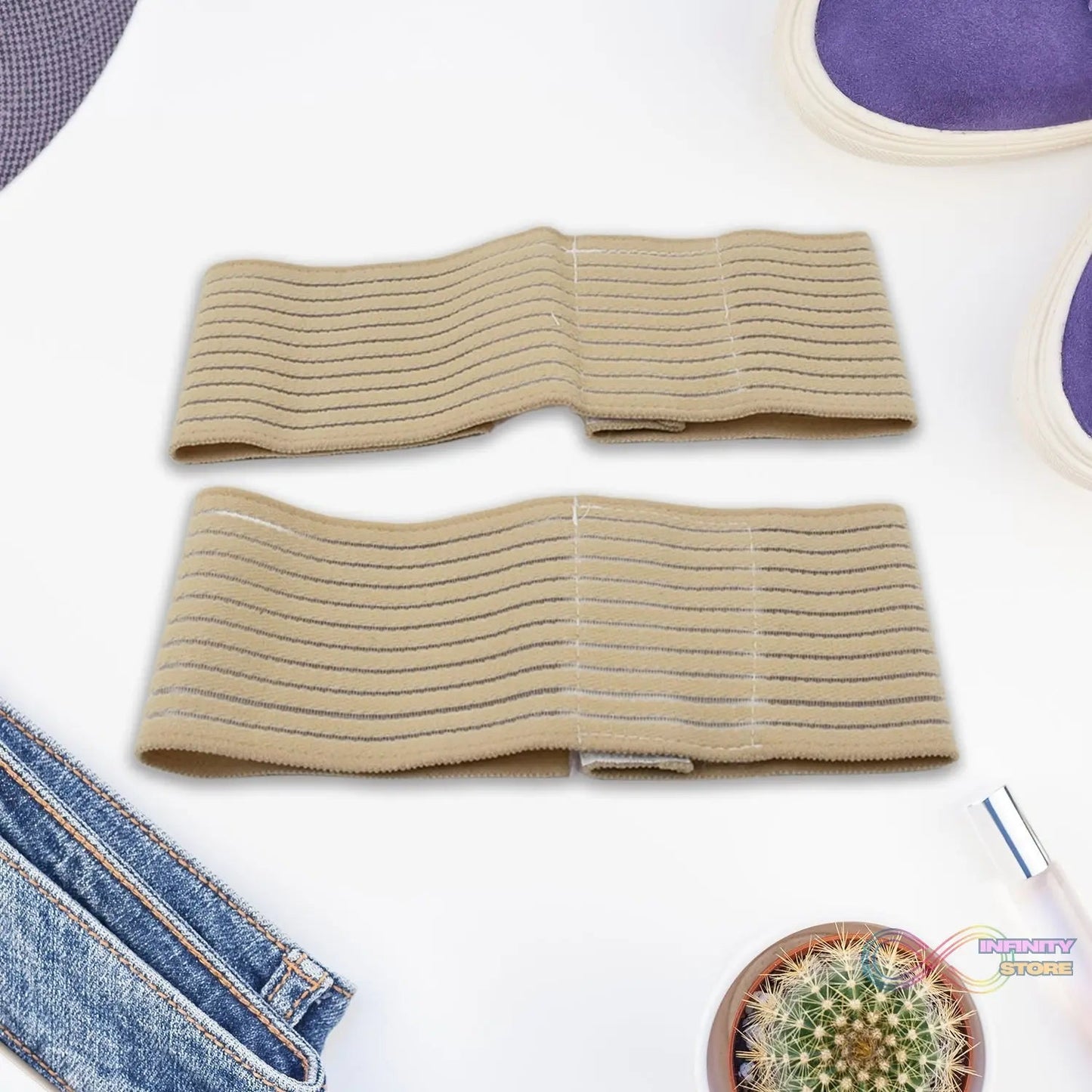 Wrist Support Band, Sleeve, Arthritis Pain Relief (1 Pair / With Card Packing) - infinityexculsivestore.com