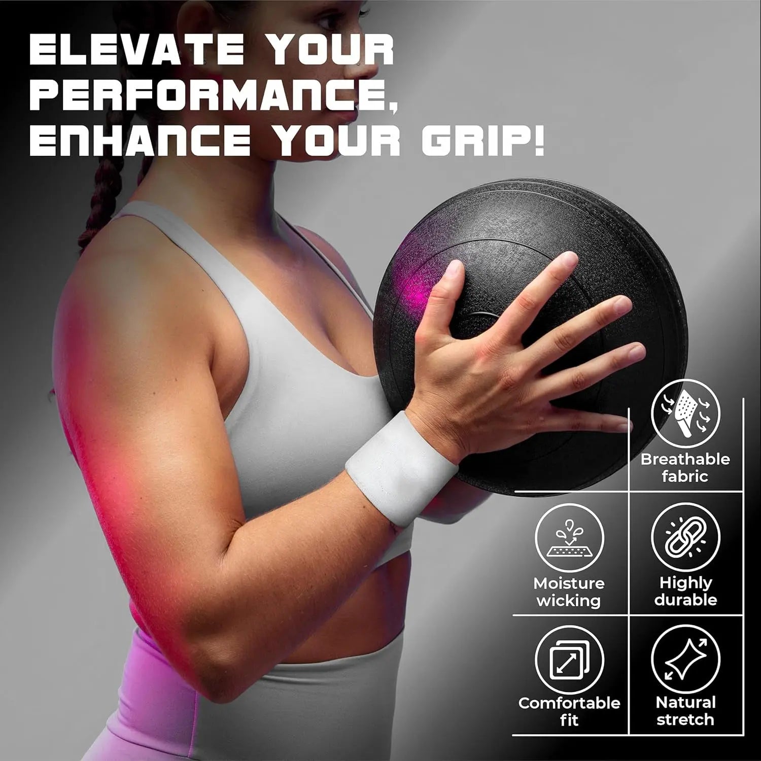 Wrist Support Band, Sleeve, Arthritis Pain Relief (1 Pair) - infinityexculsivestore.com