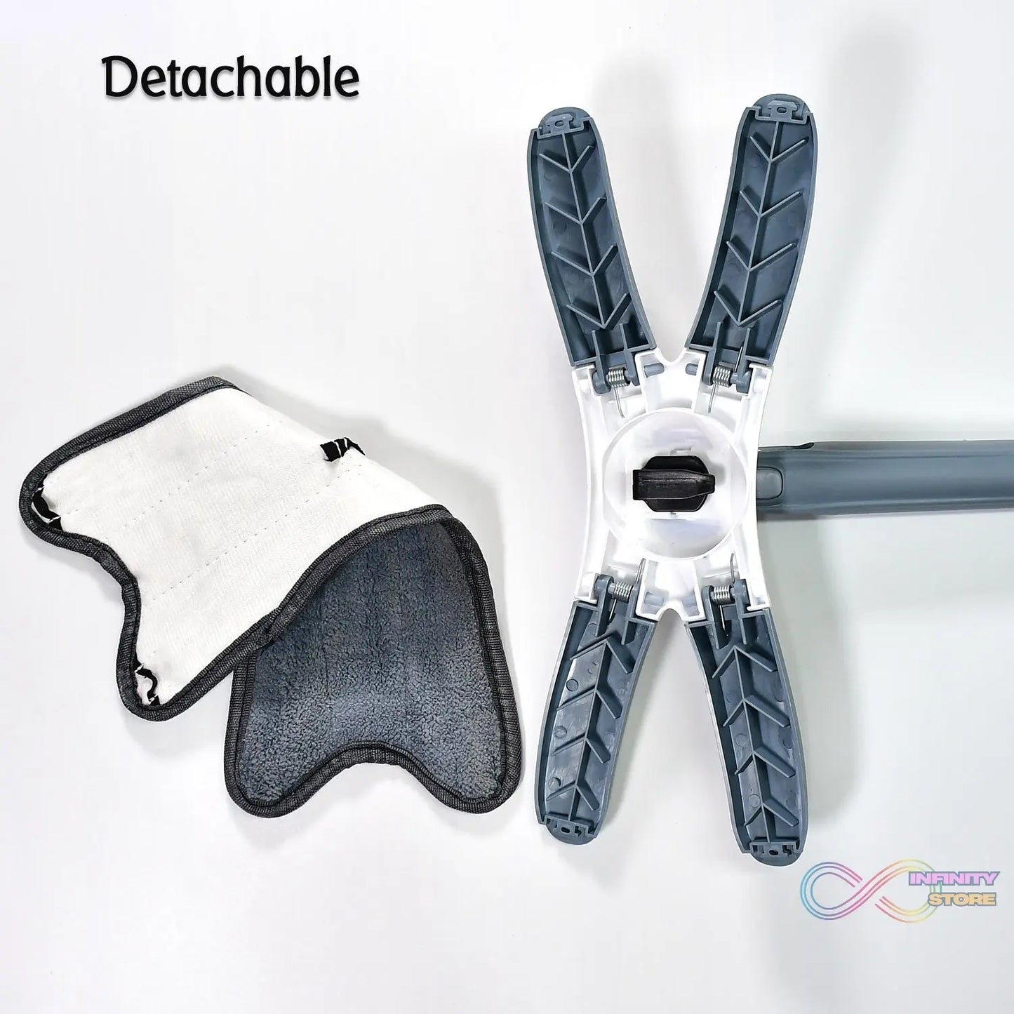 Flexible head mop for home and kitchen