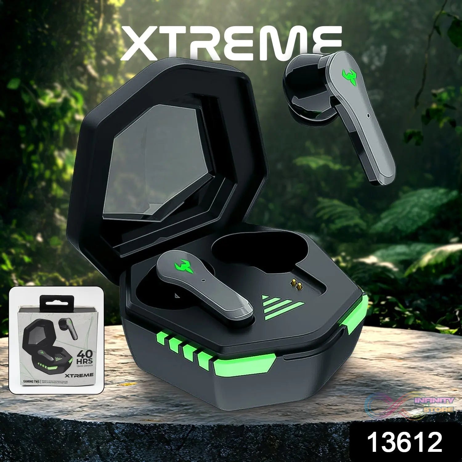 Xtreme Wireless Earbuds | IPX | 40 hrs Total Playtime (True Wireless) - infinityexculsivestore.com