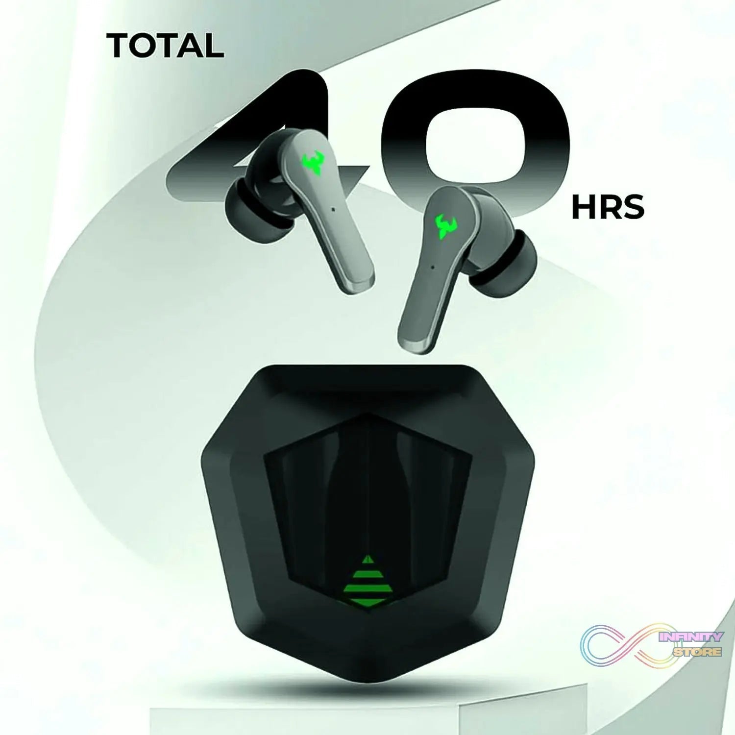 Xtreme Wireless Earbuds | IPX | 40 hrs Total Playtime (True Wireless) - infinityexculsivestore.com