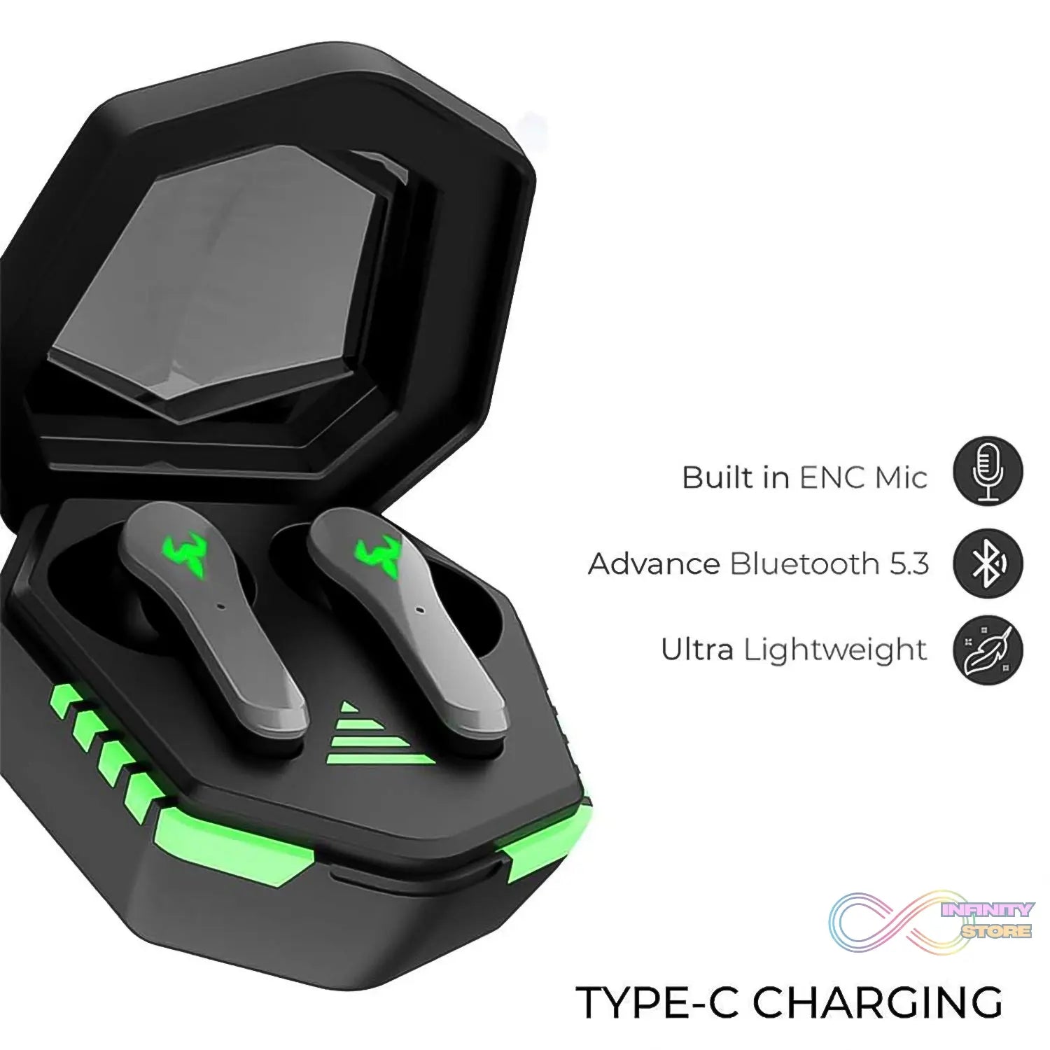 Xtreme Wireless Earbuds | IPX | 40 hrs Total Playtime (True Wireless) - infinityexculsivestore.com