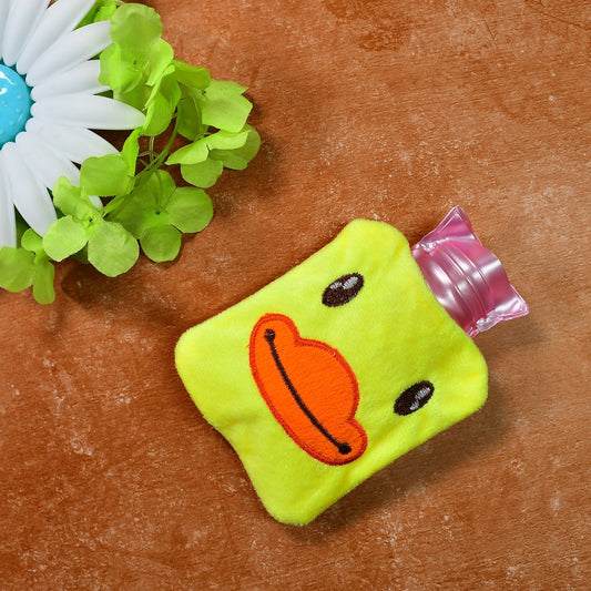 Yellow Duck small Hot Water Bag with Cover for Pain Relief, Neck, Shoulder Pain and Hand, Feet Warmer, Menstrual Cramps. - infinityexculsivestore.com