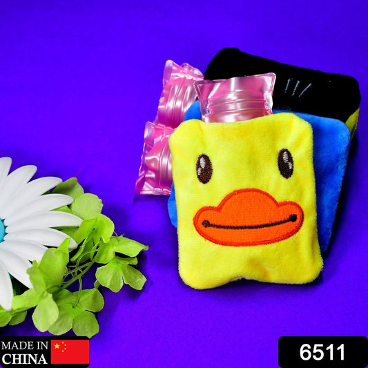 Yellow Duck small Hot Water Bag with Cover for Pain Relief, Neck, Shoulder Pain and Hand, Feet Warmer, Menstrual Cramps. - infinityexculsivestore.com