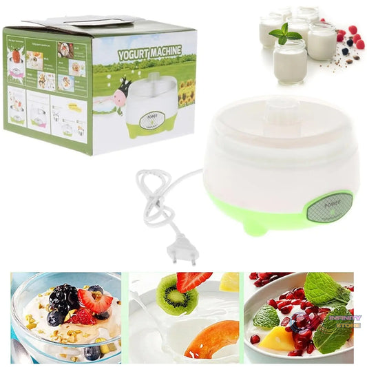 Yogurt Maker Machine, Plastic Container Electric Yogurt Maker - infinityexculsivestore.com