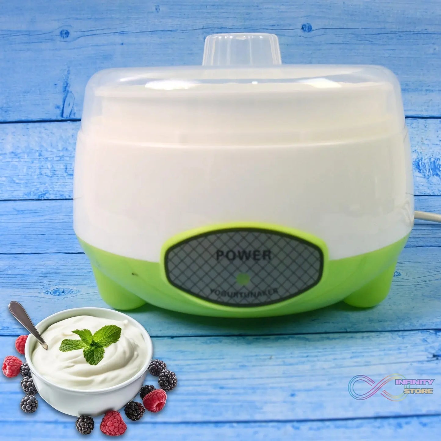 Yogurt Maker Machine, Plastic Container Electric Yogurt Maker - infinityexculsivestore.com