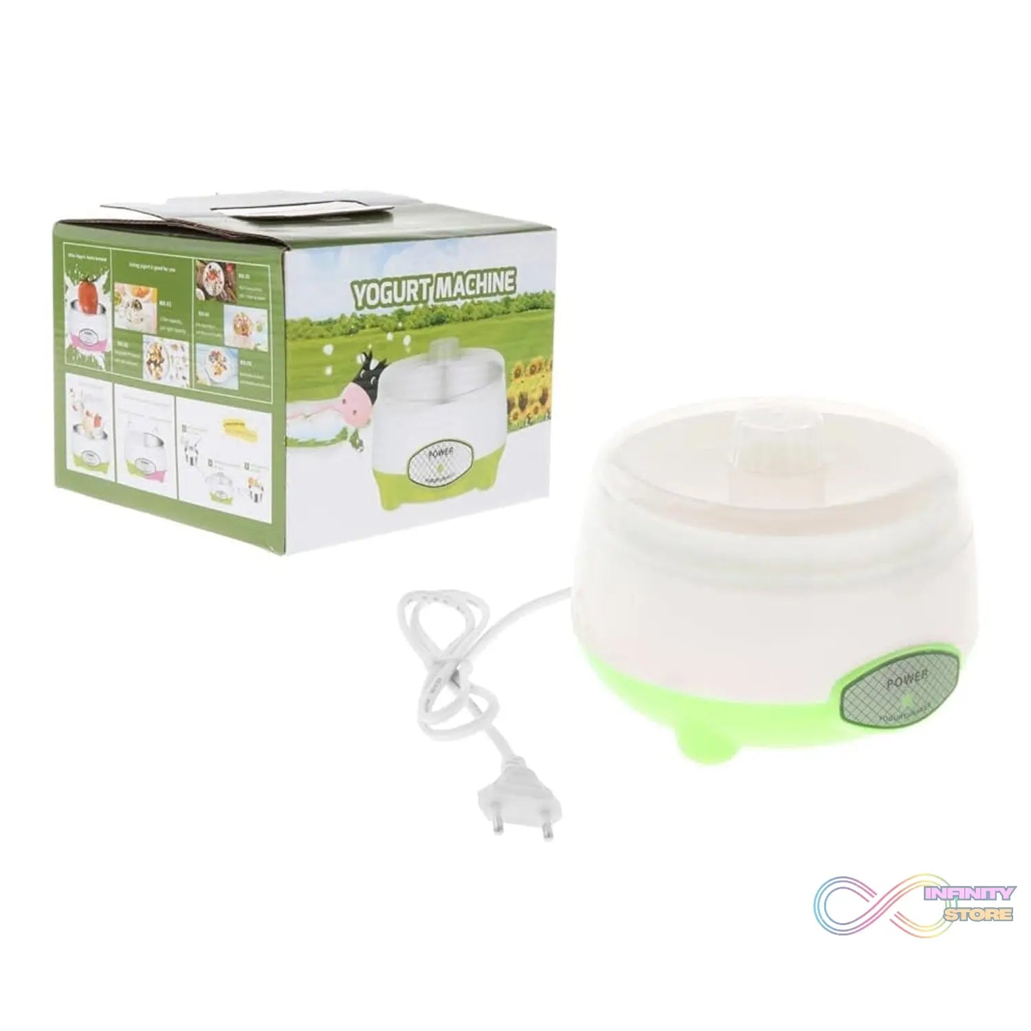 Yogurt Maker Machine, Plastic Container Electric Yogurt Maker - infinityexculsivestore.com