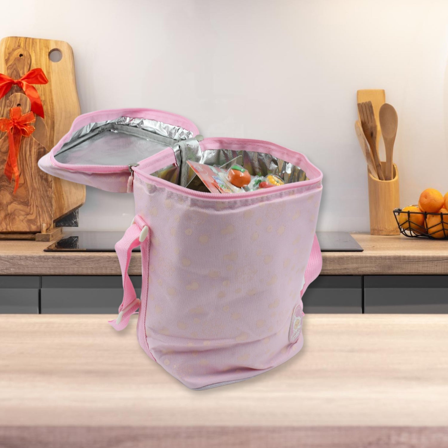 Zip Lunch Bag Cute Animal Lunch Bag with Carry Adjustable Strap Lunch Bag for Women Durable Reusable Durable Handbag Bag (1 Pc) - infinityexculsivestore.com