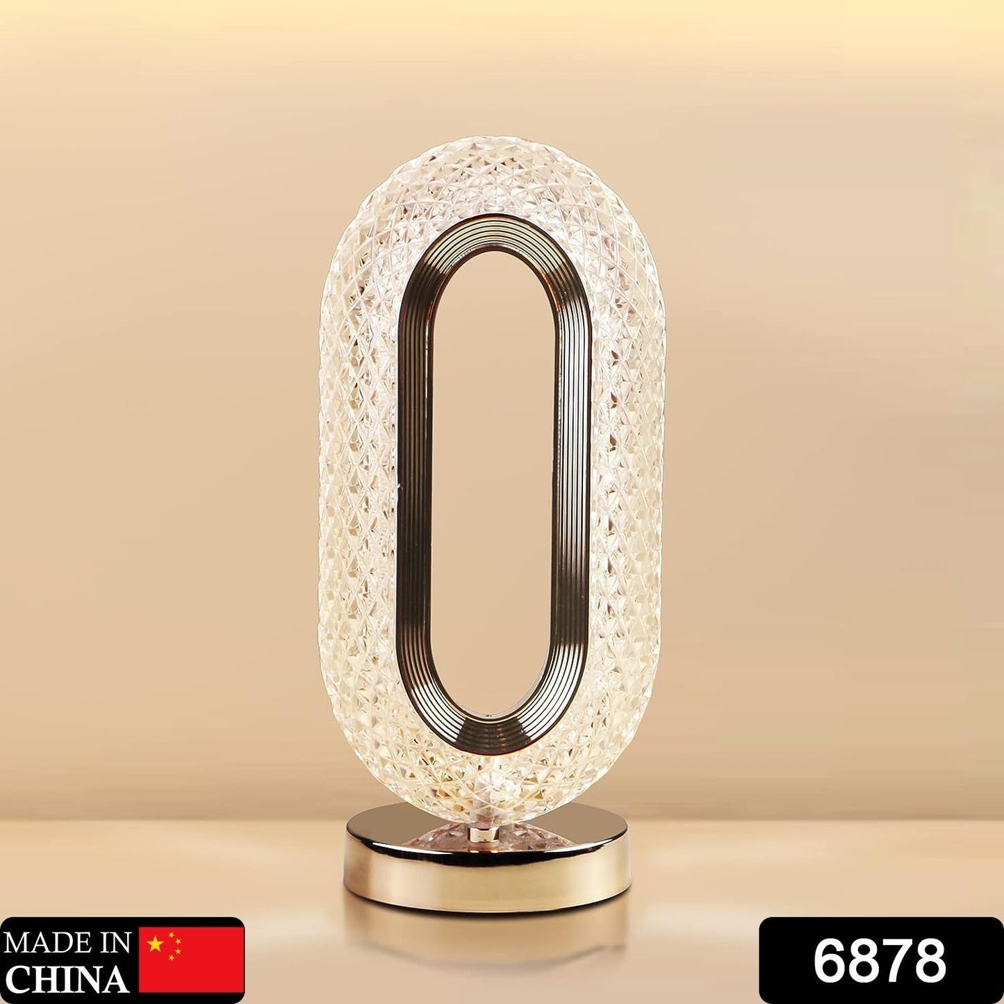 Touch Control Crystal Table Desk Lamp, 3 - Way Dimmable Light, USB Rechargeable Crystal Diamond Table Lamp, Exquisite Night Stand Light Lamp Beside Lamp for Bedroom Living Room, Decorative Desk Lamp - infinityexculsivestore.com