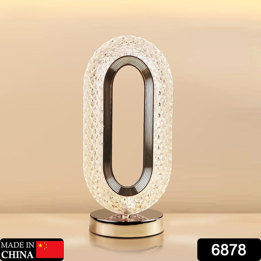 Touch Control Crystal Table Desk Lamp, 3 - Way Dimmable Light, USB Rechargeable Crystal Diamond Table Lamp, Exquisite Night Stand Light Lamp Beside Lamp for Bedroom Living Room, Decorative Desk Lamp - infinityexculsivestore.com