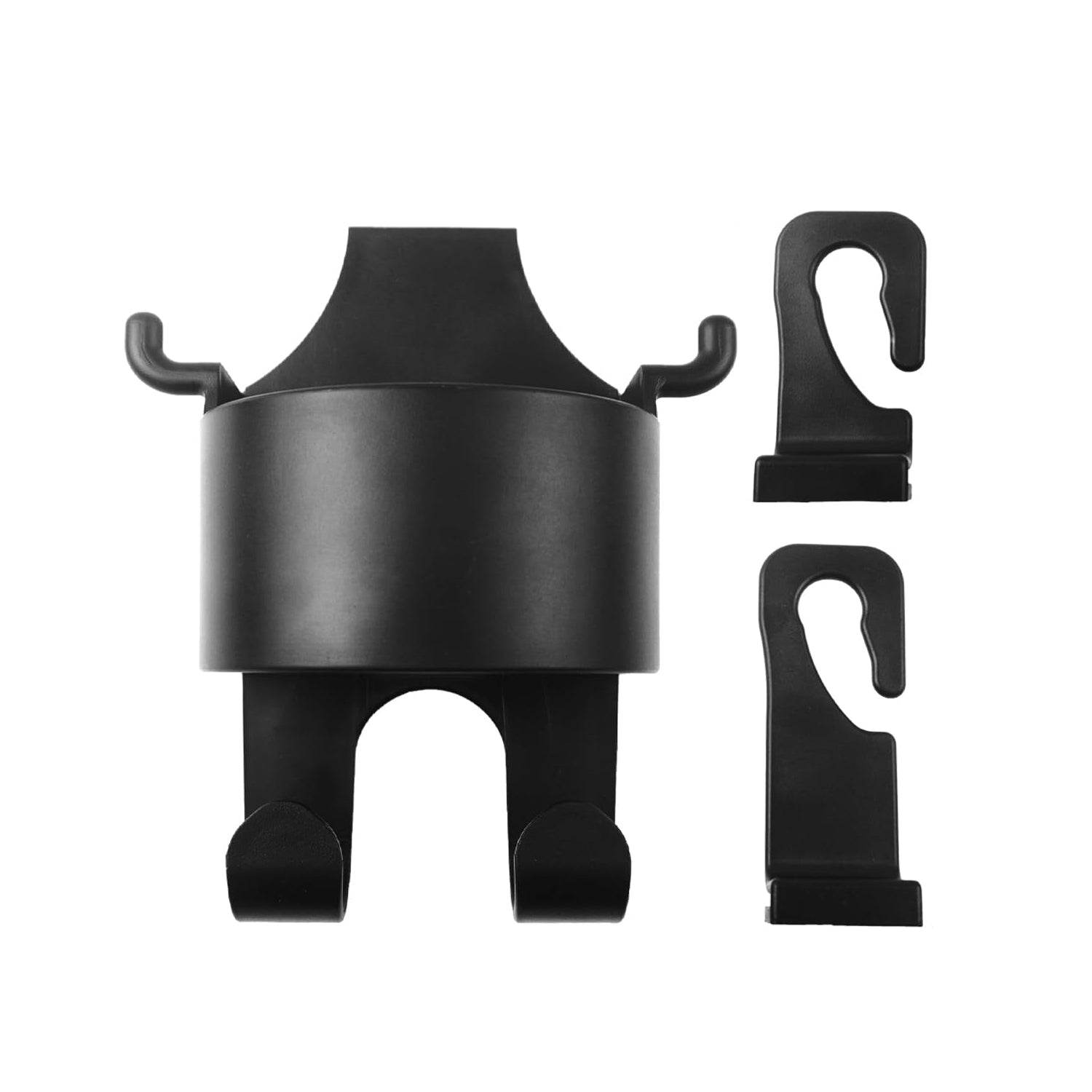 Car Headrest Backseat Organizer, 3 in 1 Automotive Cell Phone Drink cupholder Adapter with Headrest Hooks for Kids and Adults, Multifunctional Storage for Car Travel Accessories - infinityexculsivestore.com
