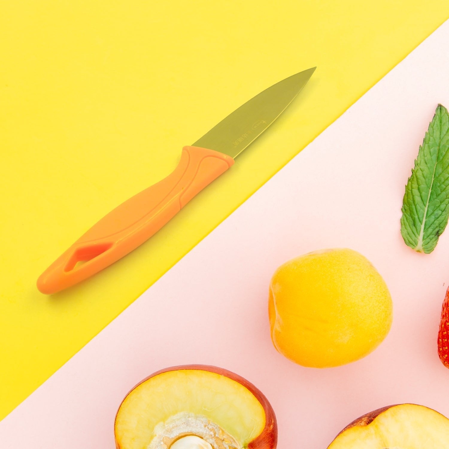 Stainless Steel Fruit Knife, New Sharp and Durable Fruit Knife Small, Comfortable Non - slip Handle, with Protective Cover, Suitable for Most Types of Vegetables and Fruits(1 Pc) - infinityexculsivestore.com