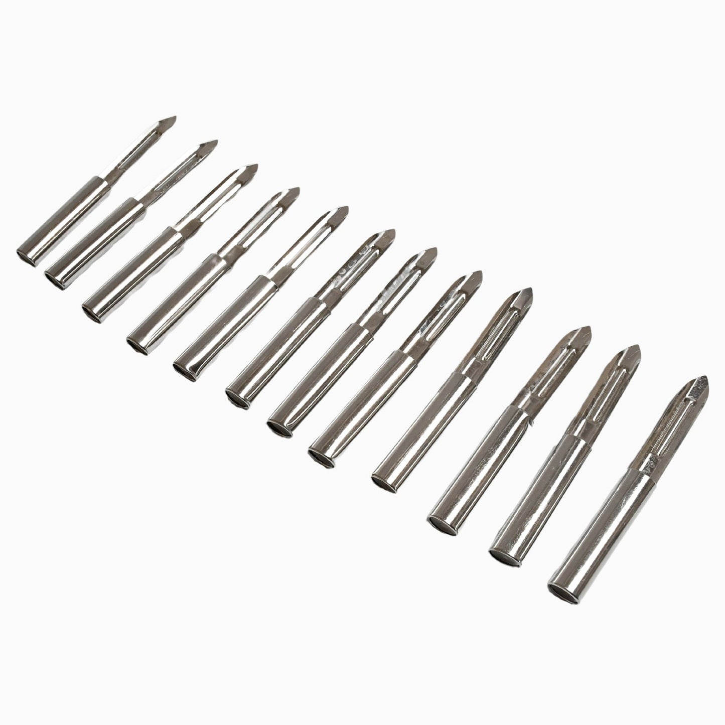 Multi - Purpose Stainless Steel Peeler With Handle For Vegetables, Potato Peeler, Carrot, grated, Suitable for Peeling and shredding Fruit and Vegetables Kitchen Accessories, Piller (12 Pcs Set)  - infinityexculsivestore.com