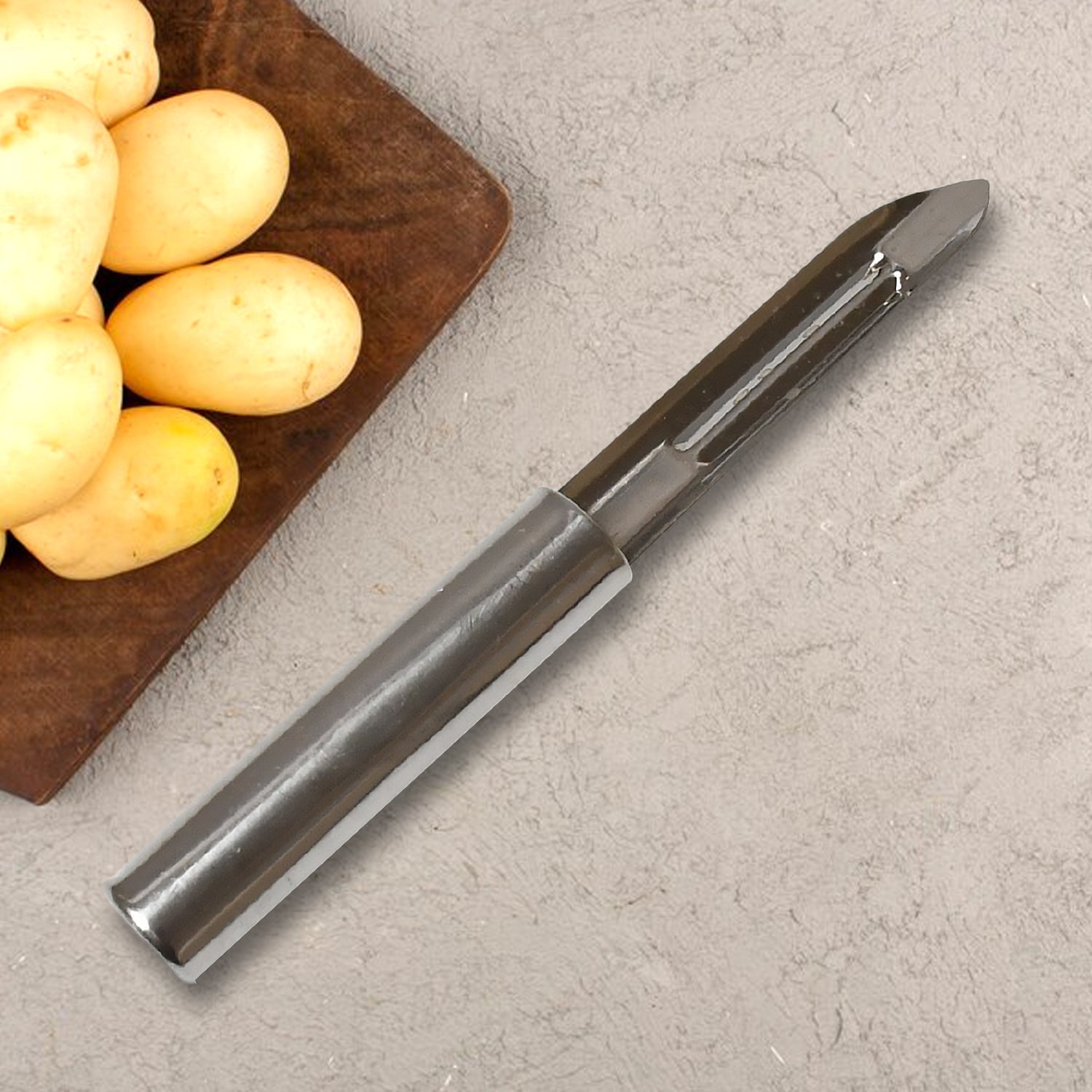 Multi - Purpose Stainless Steel Peeler With Handle For Vegetables, Potato Peeler, Carrot, grated, Suitable for Peeling and shredding Fruit and Vegetables Kitchen Accessories, Piller (12 Pcs Set)  - infinityexculsivestore.com