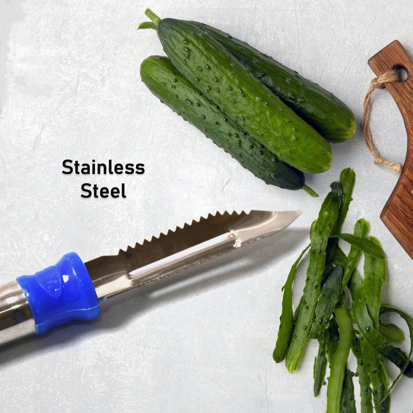 2in1 Multi - Purpose Stainless Steel Peeler With Hanging Ring For Vegetables, Potato Peeler, Carrot, grated, Suitable for Peeling and shredding Fruit and Vegetables Kitchen Accessories, Piller (1 pc)  - infinityexculsivestore.com