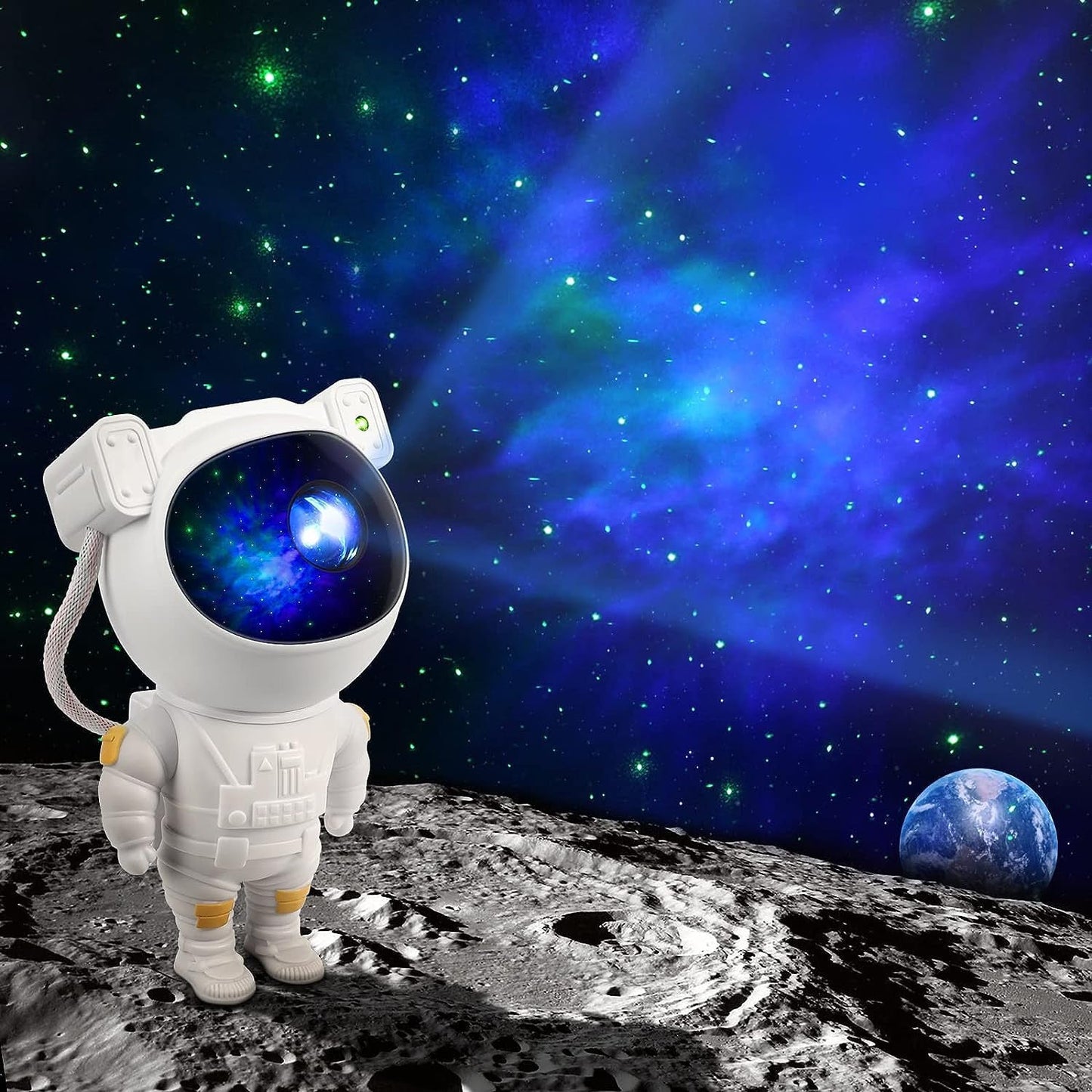 Robot Sky Space Stars Light Astronaut Galaxy Projector, Night lamp, Bedroom, Kids, Projector, Remote Control, Star Projector Will Take Children's to Explore The Vast Starry Sky for Adults, raksha bandhan, Diwali Gift - infinityexculsivestore.com