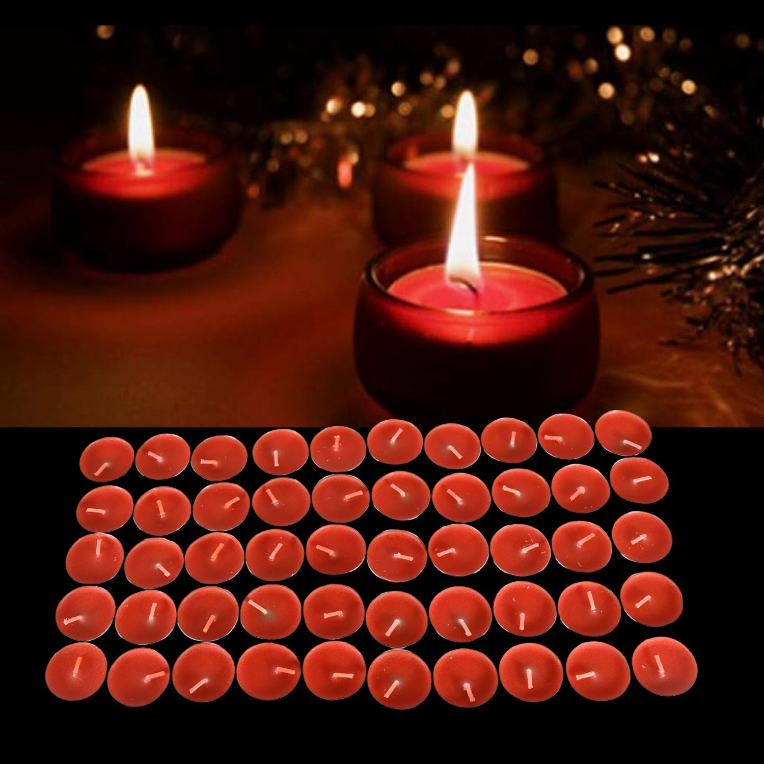 Tealight Candles Set, Smokeless Candles, Tealight Diwali Candles for Diwali, Home Decor, Decoration, Party, Festivals for Mood Dinners Parities Home Decoration Wedding Candle (50 Pcs set) - infinityexculsivestore.com