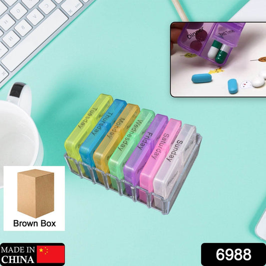 7 Days 4 Times Transparent Medicine Box 28 Grid Portable Large Capacity Travel, Medication Organizer Dispenser Boxes Large Compartments Moisture-Proof Pill Case Medication Reminder Travel - infinityexculsivestore.com