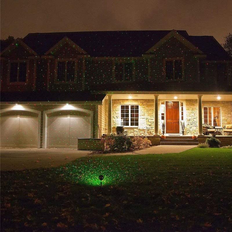 Star Fairy Motion Laser Lights Projector for Garden Lawn Landscape Outdoor Indoor, Home, Office, Diwali, Christmas, Navratri, Decorative Light, Party (No Remote Button, Multicolour) - infinityexculsivestore.com