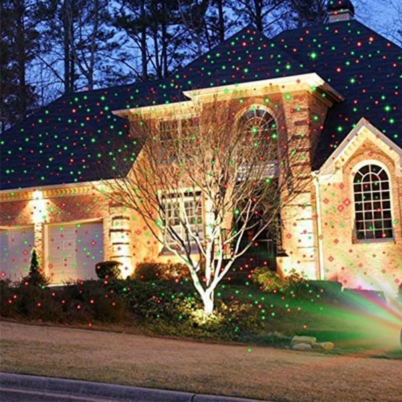 Star Fairy Motion Laser Lights Projector for Garden Lawn Landscape Outdoor Indoor, Home, Office, Diwali, Christmas, Navratri, Decorative Light, Party (No Remote Button, Multicolour) - infinityexculsivestore.com