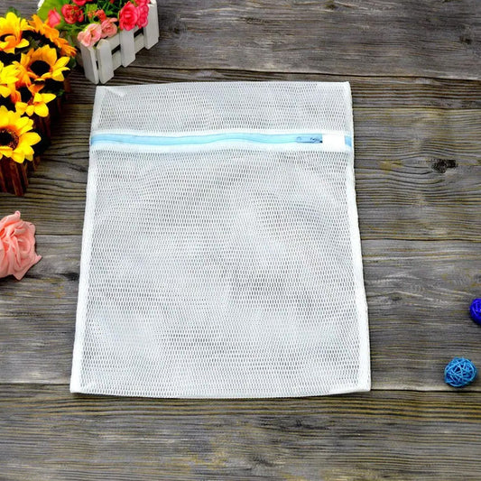 Large Mesh Laundry Bags for Delicate with Premium Zipper, Travel Storage Organize Bag, Clothing Washing Bags for Laundry, Blouse, Bra, Hosiery, Stocking, Underwear, Lingerie (1 Pc) - infinityexculsivestore.com