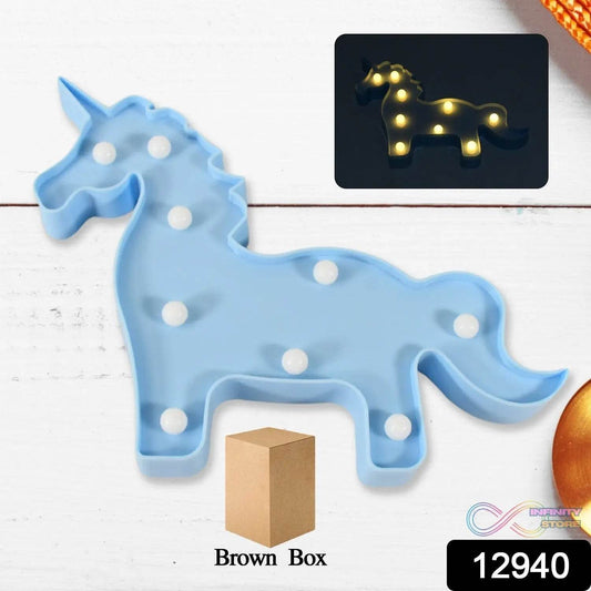 3D LED Night Light Table Lamp for Party Birthday Wedding Atmosphere, Battery Operated Decorative Light Nursery Lamp for Bedroom and Wall Decoration For Children Bedroom Wall, Light (1 Pc / Battery Not Included) - infinityexculsivestore.com