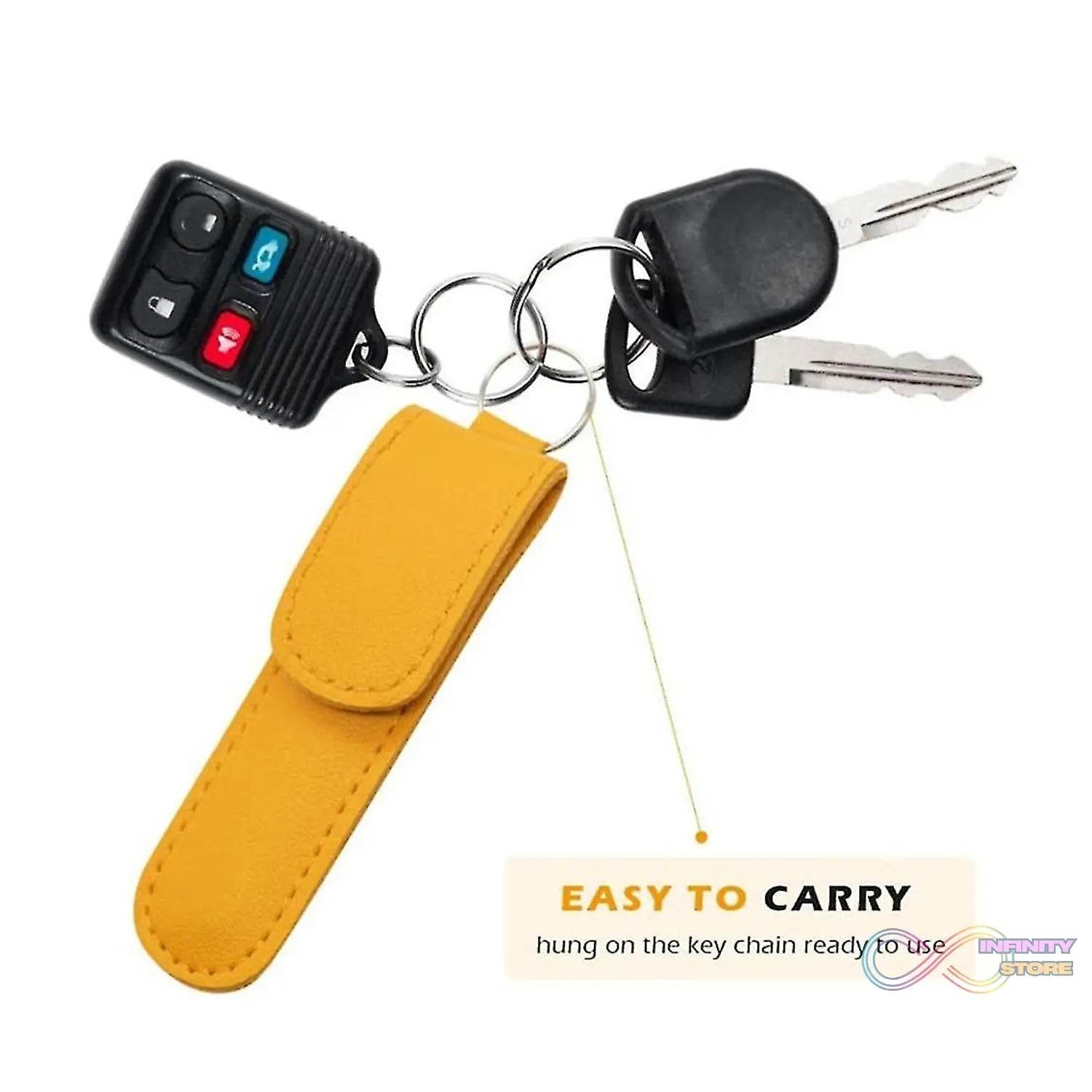 6-in-1 Ear Wax Cleaner- Resuable Ear Cleaning Tools Leather Pouch - Ear Pick Wax Remover Tool Kit with Ear Curette Cleaner and Spring Ear Buds Cleaner Fit in Pocket Great for Traveling - infinityexculsivestore.com