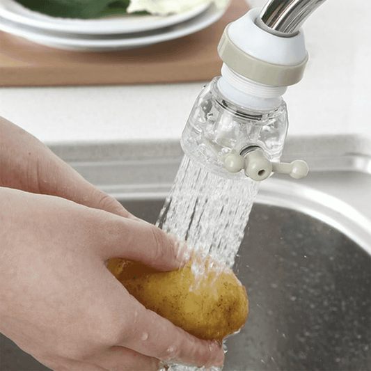 Adjustable Water Faucet Can Rotate 360 Degree Shower Head Anti spattering Water-saving Tap Nozzle Extended Filter Water Saving, Kitchen Bathroom Faucet Water-Saving Devices (1 Pc) - infinityexculsivestore.com