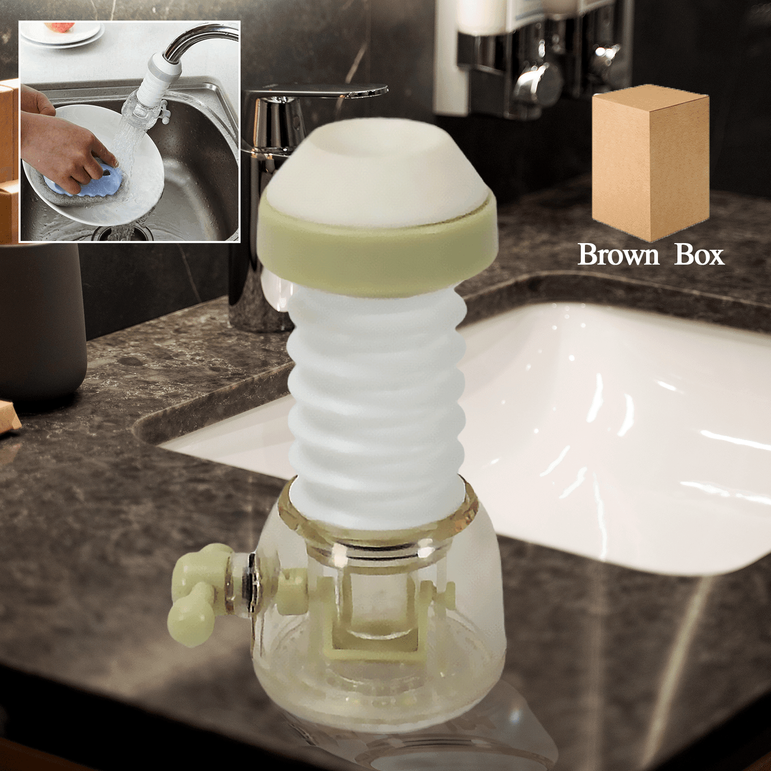 Adjustable Water Faucet Can Rotate 360 Degree Shower Head Anti spattering Water-saving Tap Nozzle Extended Filter Water Saving, Kitchen Bathroom Faucet Water-Saving Devices (1 Pc) - infinityexculsivestore.com