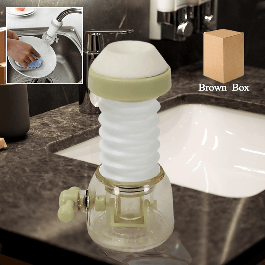 Adjustable Water Faucet Can Rotate 360 Degree Shower Head Anti spattering Water-saving Tap Nozzle Extended Filter Water Saving, Kitchen Bathroom Faucet Water-Saving Devices (1 Pc) - infinityexculsivestore.com