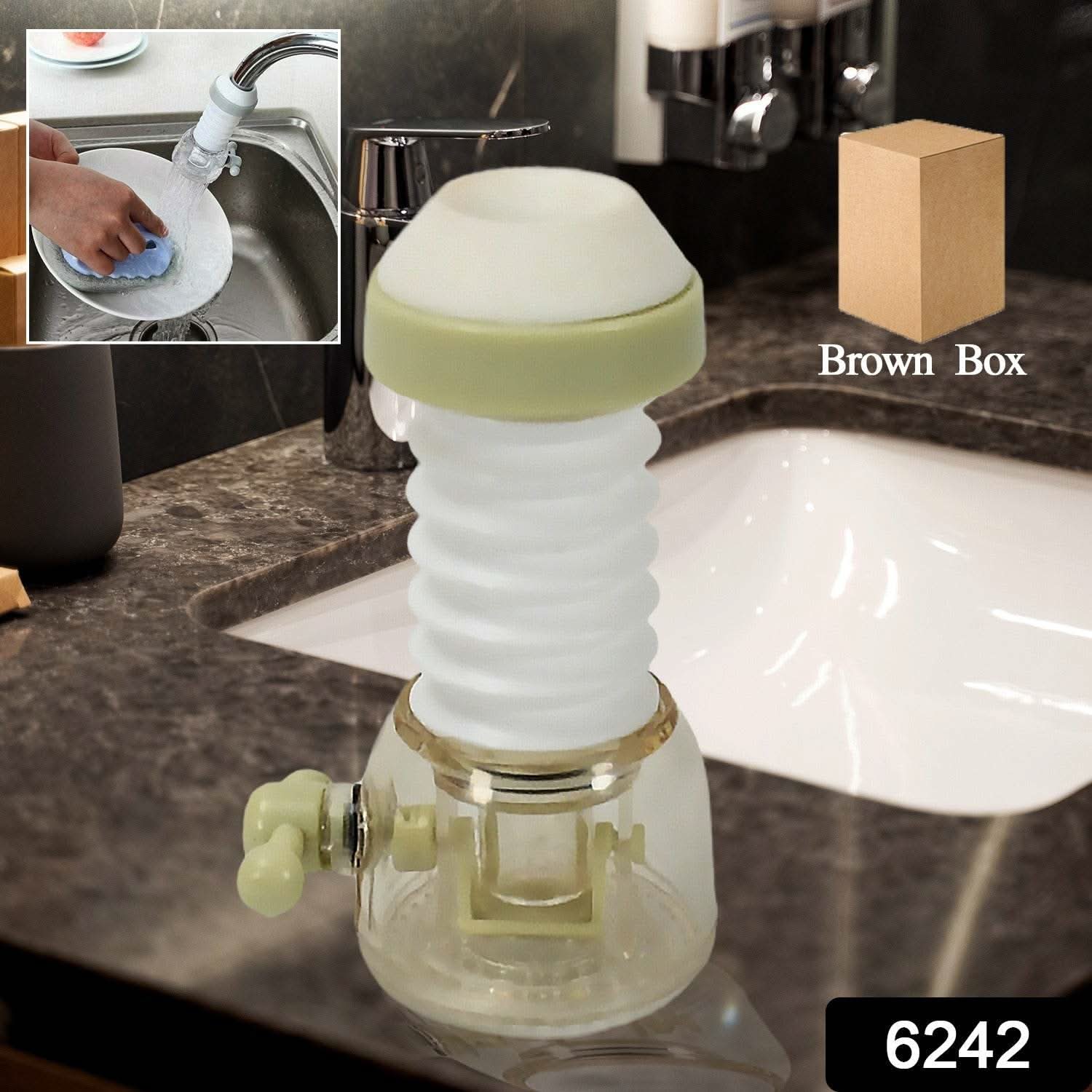 Adjustable Water Faucet Can Rotate 360 Degree Shower Head Anti spattering Water-saving Tap Nozzle Extended Filter Water Saving, Kitchen Bathroom Faucet Water-Saving Devices (1 Pc) - infinityexculsivestore.com