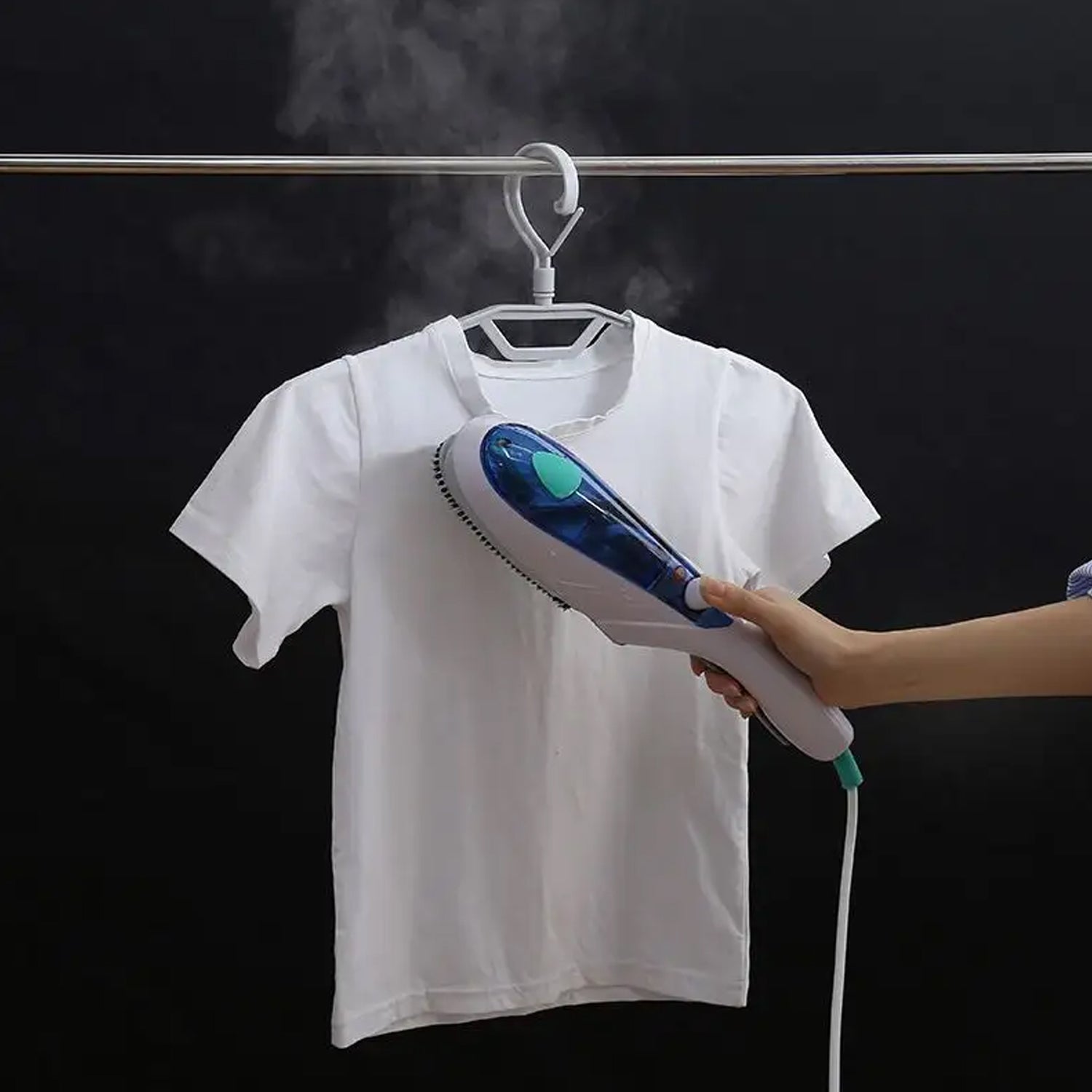 Portable ironing machine,1 Set Steam Iron Hand Held Crease Removal Portable Ironing Clothes ABS Brush Plush Toy Garment Steamer for Home Steam Iron, for Clothes, Travel Steamer - infinityexculsivestore.com