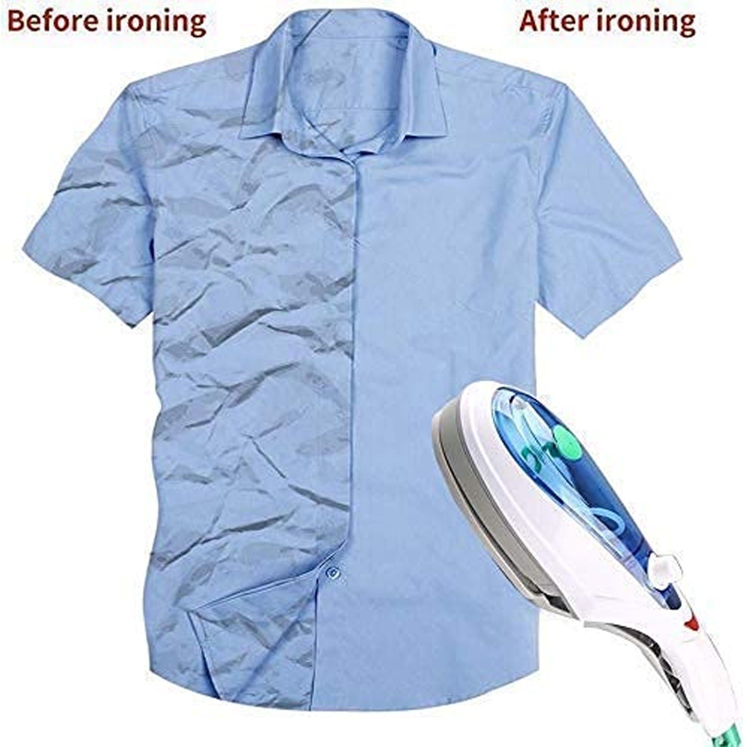 Portable ironing machine,1 Set Steam Iron Hand Held Crease Removal Portable Ironing Clothes ABS Brush Plush Toy Garment Steamer for Home Steam Iron, for Clothes, Travel Steamer - infinityexculsivestore.com