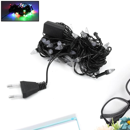 9Mtr Flower Design Home Decoration Electrical Series Light Home Decoration Diwali & Wedding LED Christmas String Light Indoor and Outdoor Light ,Festival Decoration Led String Light, Multi-Color Light 1.4MM (36L 9Mtr) - infinityexculsivestore.com