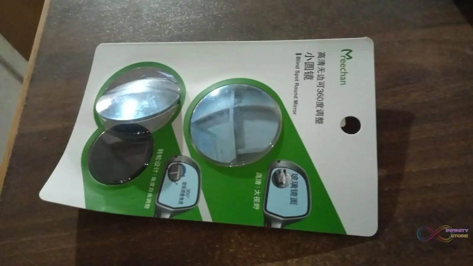 Car Blind Spot Side Mirror Round HD Glass Blind spot Mirror (2 Pc) - infinityexculsivestore.com