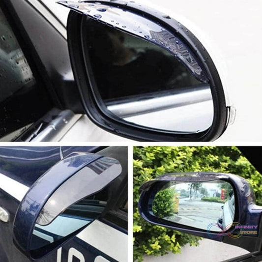 1 Pair Mirror Rain Protector Car Rearview Mirror Rain Blades Car Back Mirror Eyebrow Rain Cover Car Rearview Mirror Eyebrow Covers Flexible Protection Rainproof Decoration Accessories (2 Pcs set) - infinityexculsivestore.com