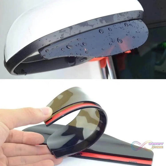 1 Pair Mirror Rain Protector Car Rearview Mirror Rain Blades Car Back Mirror Eyebrow Rain Cover Car Rearview Mirror Eyebrow Covers Flexible Protection Rainproof Decoration Accessories (2 Pcs set) - infinityexculsivestore.com