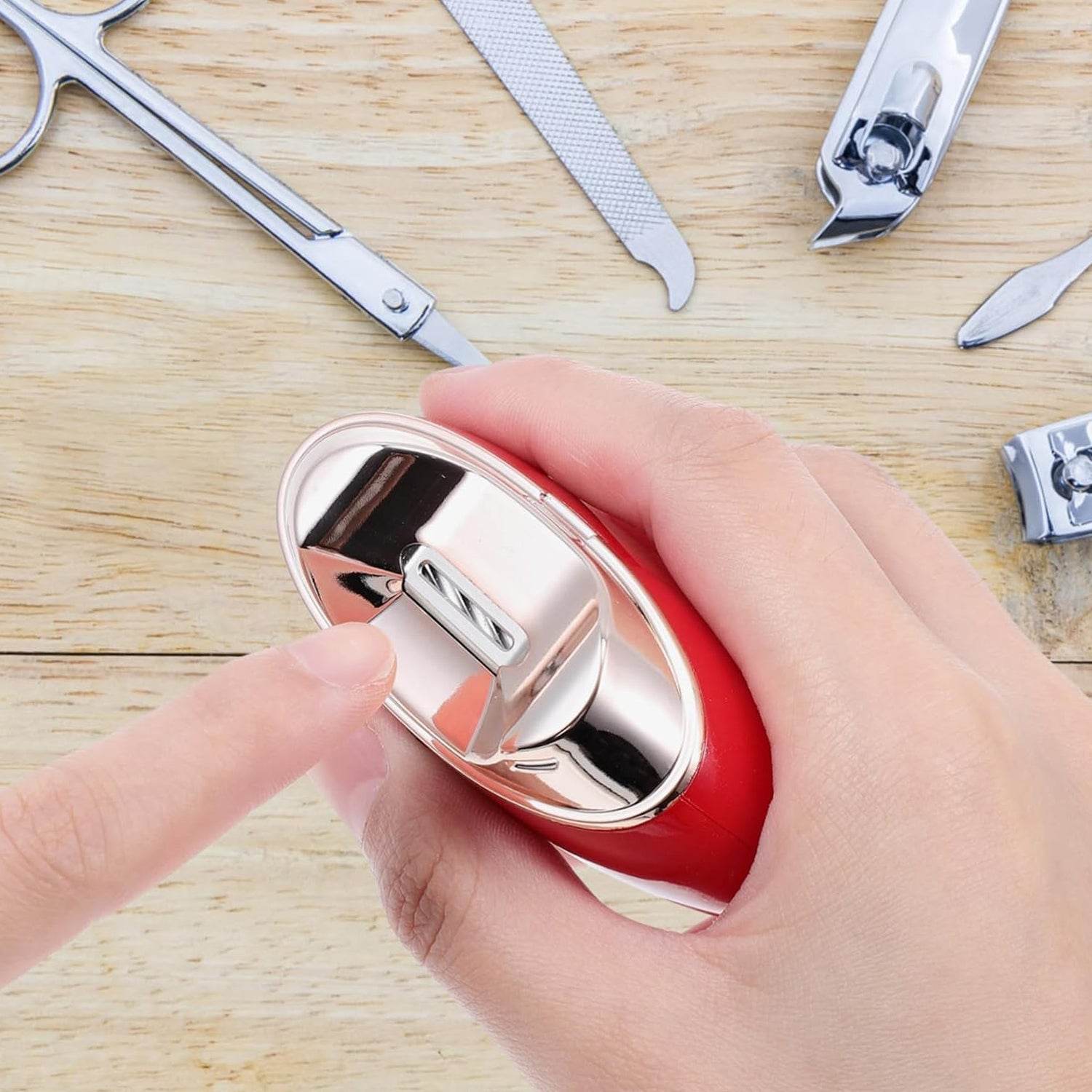 Electric Manicure Automatic Nail Electric Nail Clippers Nail File Electric Nail Drill Electric Nail Cutter Cuticle Nail Grinder Safe Nail Clipper Baby Abs Pedicure Scissors - infinityexculsivestore.com