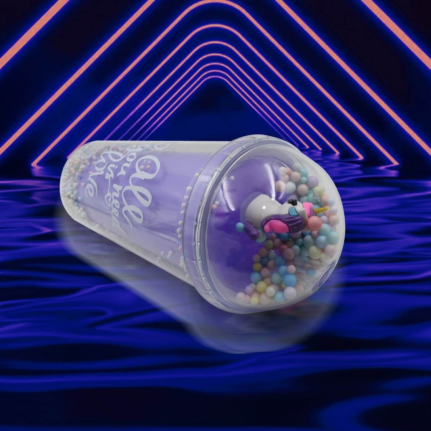 Design Printed Sipper Bottle With Toy, LED Glow Light, Double Wall Sipper Glass Water Bottle , Sipper Bottle With Straw For Girls And Kids for Boys and Girls School/Tuition/Gym (Pack of 1) - infinityexculsivestore.com