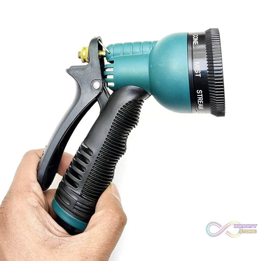 Adjustable 8 Pattern Water Spray Gun Trigger High Pressure For vehicle & cleaning Garden Lawn, Grass rinse, flat, soak & washing for Car Bike Plants Pressure Washer water Nozzle - infinityexculsivestore.com