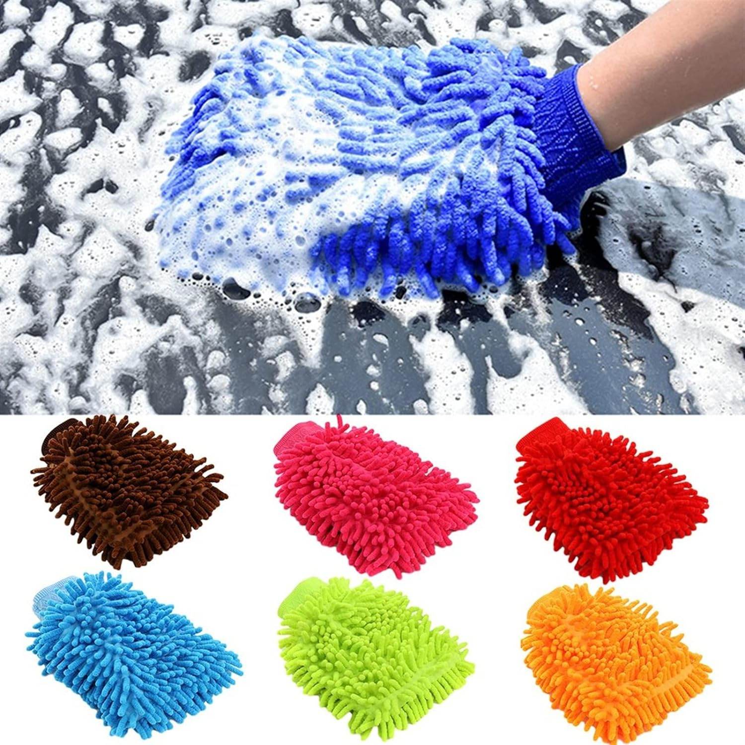 double sided microfiber hand glove duster (Mix Color) - infinityexculsivestore.com