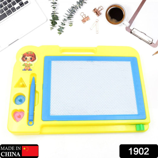 Children Magic Slate Pen Doodle Pad Erasable Drawing Easy Reading Writing Learning Graffiti Board Kids Gift Toy Magnetic Painting Sketch Pad for Baby Children (1 Pc Mix Color) - infinityexculsivestore.com
