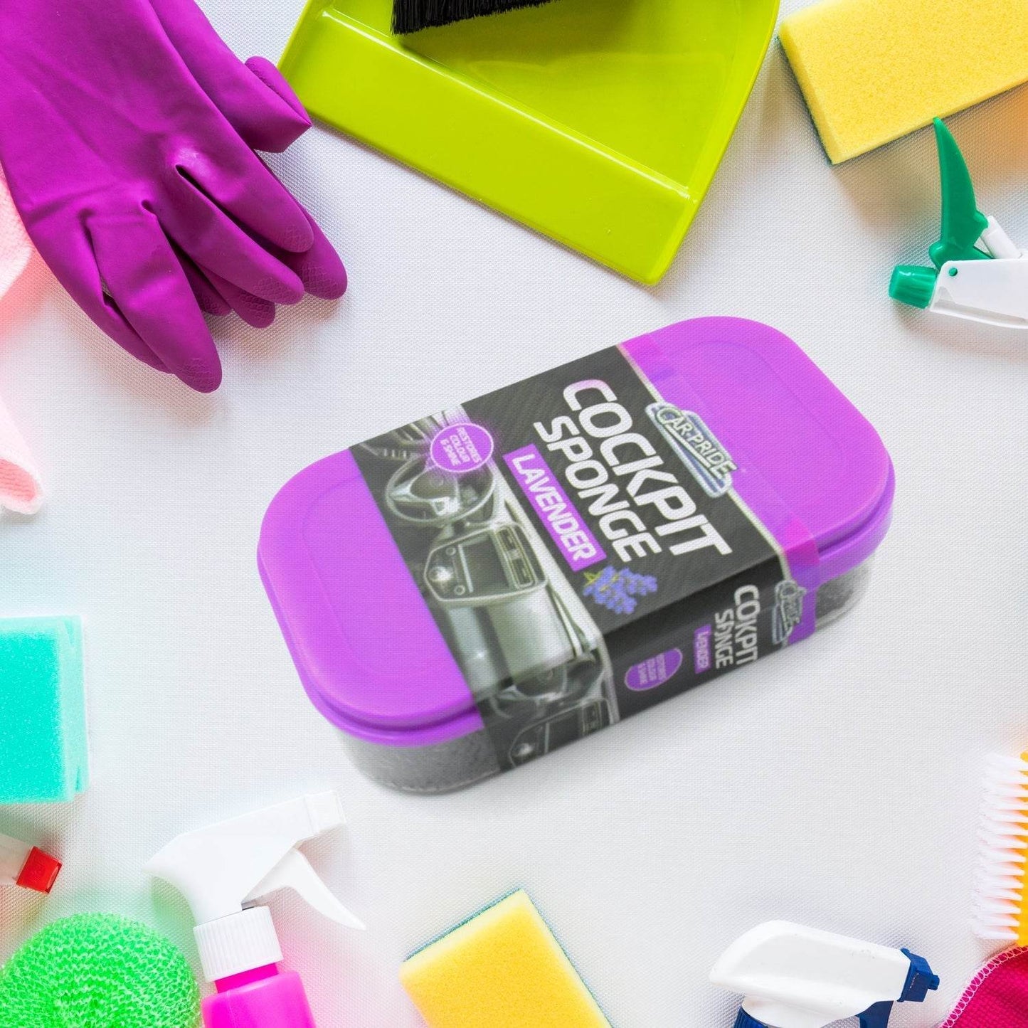 Cockpit Sponge - Polishing Sponge Cleaning Sponge Foam Perfect for Car Polish, Dust Cleaner Car Accessories for Women Men Car Cleaning Supplies Auto Detailing Tools, Sponge Perfect for Car Polish, Paint Care, Washing (1 Pc) - infinityexculsivestore.com