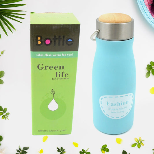 Stainless Steel Water Bottle With Handle, Fridge Water Bottle, Stainless Steel Water Bottle Leak Proof, Rust Proof, Hot & Cold Drinks, Gym Sipper BPA Free Food Grade Quality, Steel fridge Bottle For office / Gym / School (360 ML) - infinityexculsivestore.com