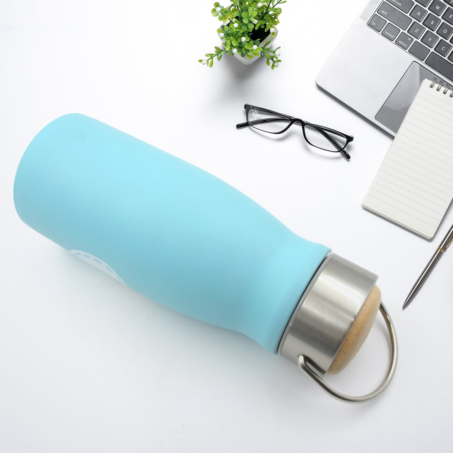 Stainless Steel Water Bottle With Handle, Fridge Water Bottle, Stainless Steel Water Bottle Leak Proof, Rust Proof, Hot & Cold Drinks, Gym Sipper BPA Free Food Grade Quality, Steel fridge Bottle For office / Gym / School (360 ML) - infinityexculsivestore.com