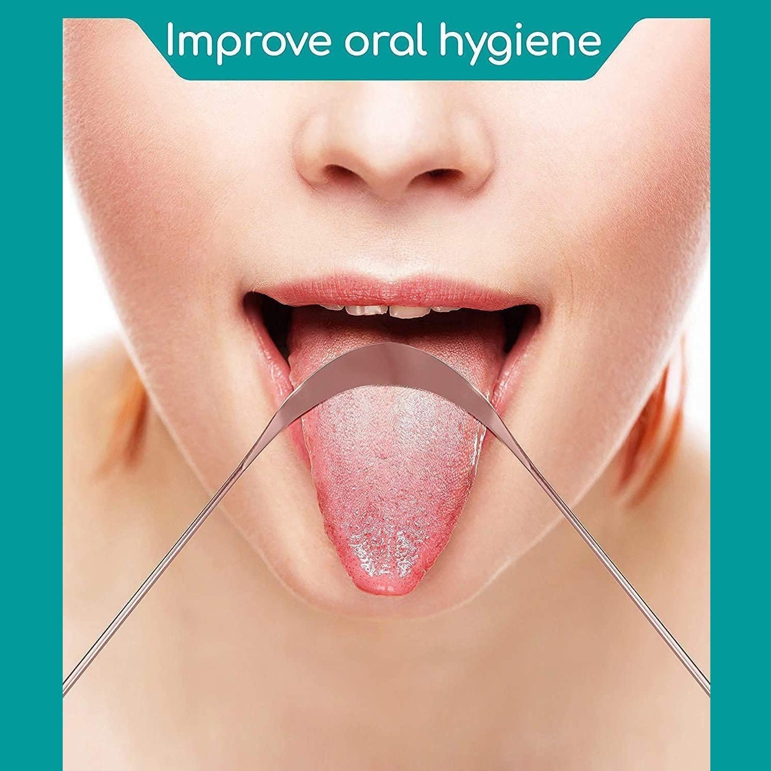 Tongue Cleaner For Kids & Adults | Tongue Scraper For Bad Breath, Maintain Oral Hygiene for Daily Use | for Fresh Breath & Bacteria Removal | Improved Taste (Steel, Copper, Tongue Cleaner / 1 Pc) - infinityexculsivestore.com